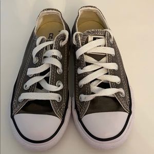 Grey converse all star sneakers toddler 11